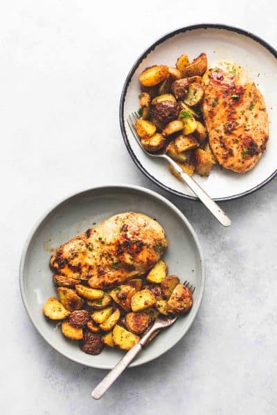 Sheet Pan Chicken and Potatoes (Five Ingredients) - Creme De La Crumb