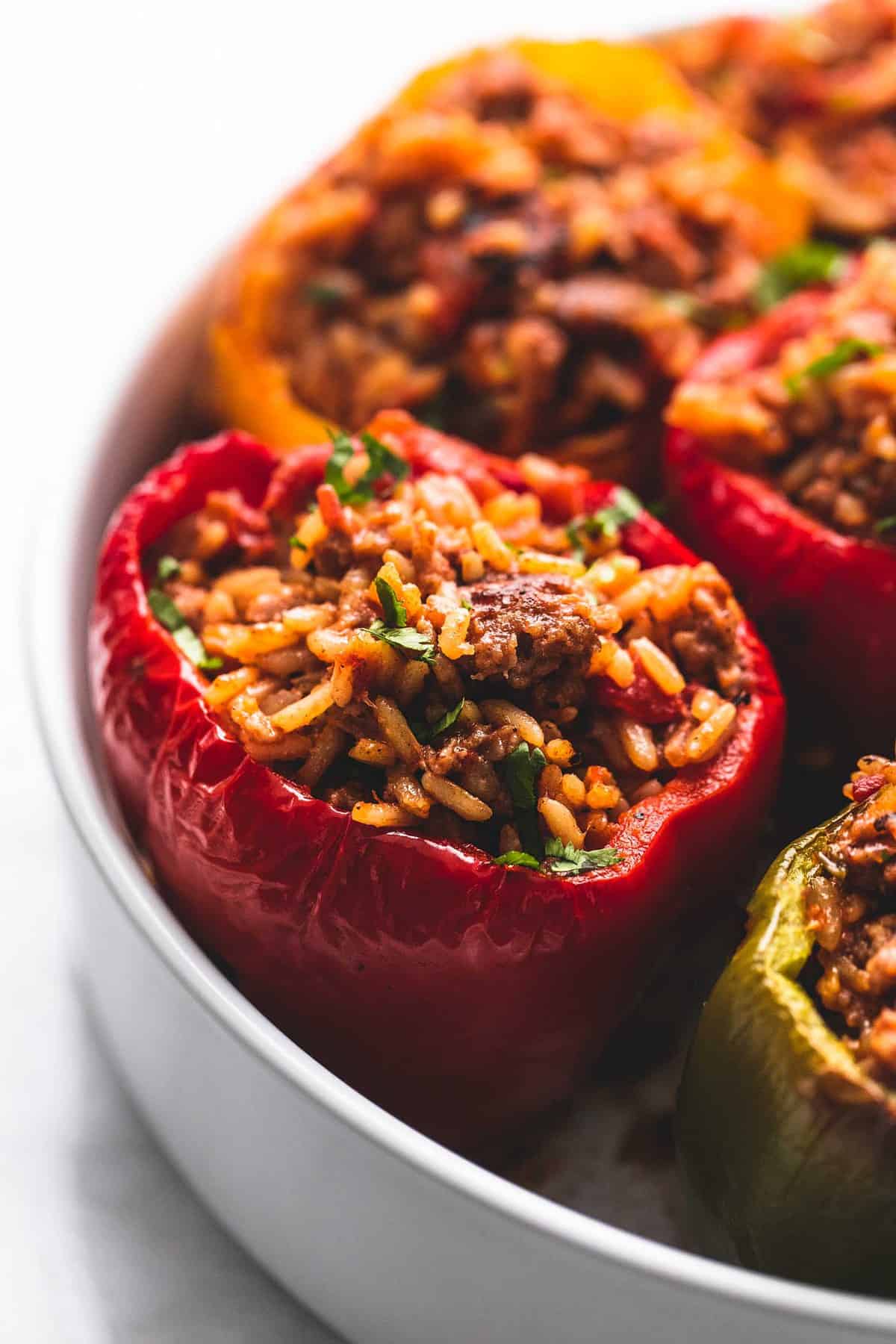 Stuffed Peppers With Beef And Sausage Clark Ganythat