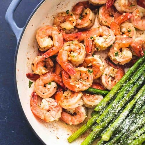 Shrimp and Asparagus Skillet