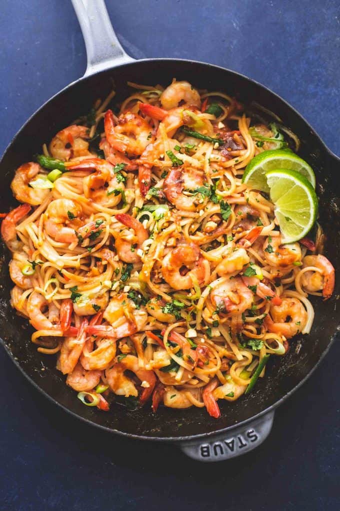 Best Pad Thai Recipe With Peanut Sauce Creme De La Crumb   Shrimp Pad Thai Peanut Sauce 2 680x1020 