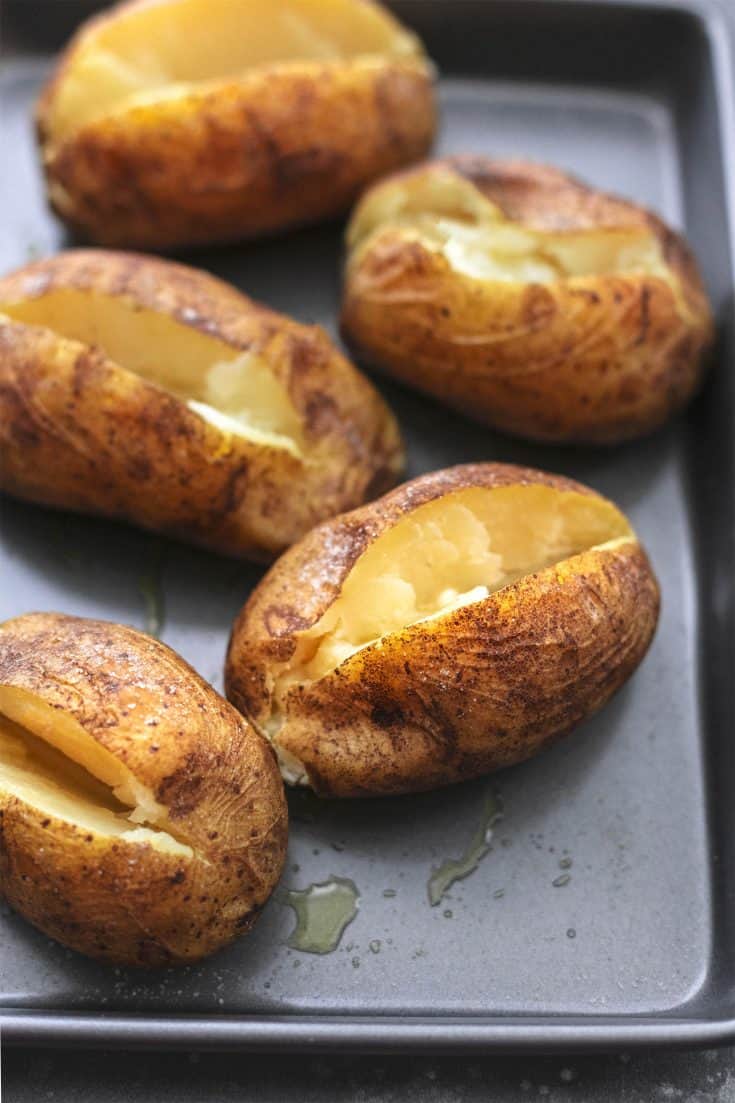 Instant Pot Baked Potatoes Recipe - Creme De La Crumb