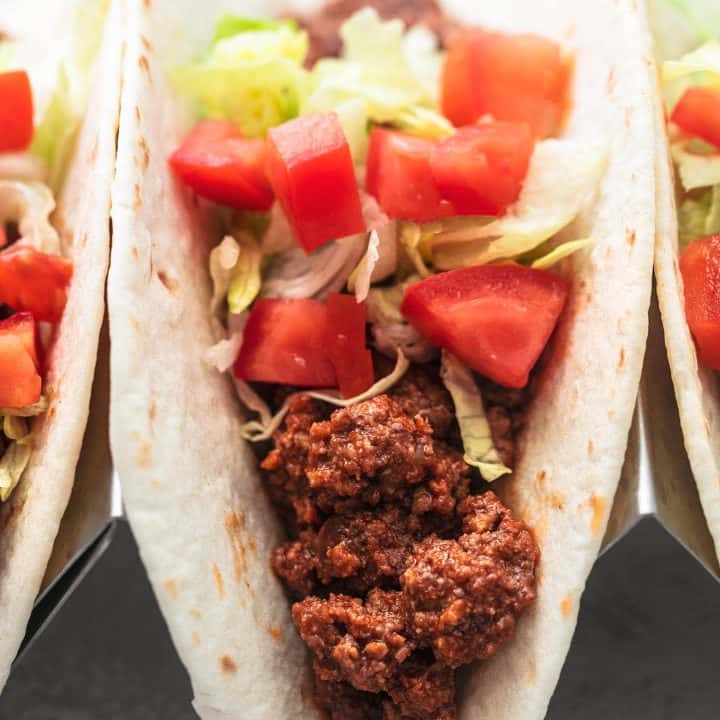 Ground Beef Tacos with Taco Seasoning from Scratch - Creme De La Crumb