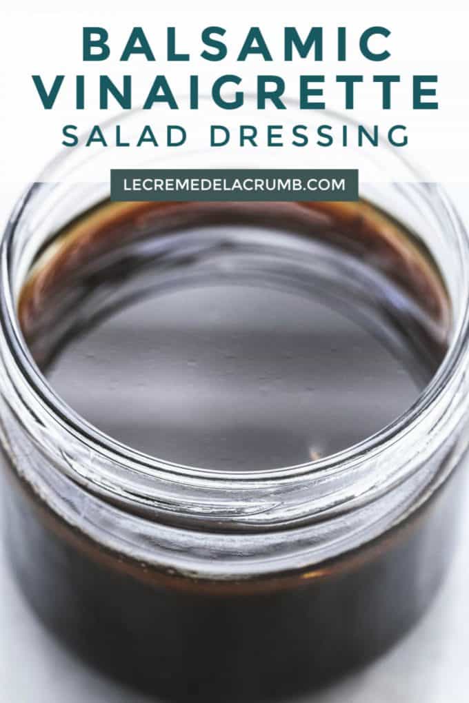 Balsamic Vinaigrette Salad Dressing Recipe Creme De La Crumb