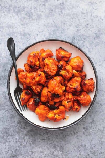 Easy Buffalo Cauliflower Wings - Creme De La Crumb