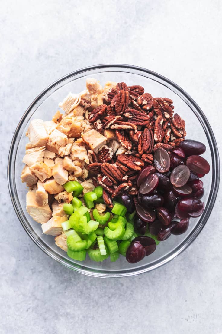 Chicken Salad with Grapes - Creme De La Crumb