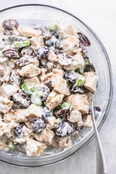 Chicken Salad with Grapes - Creme De La Crumb