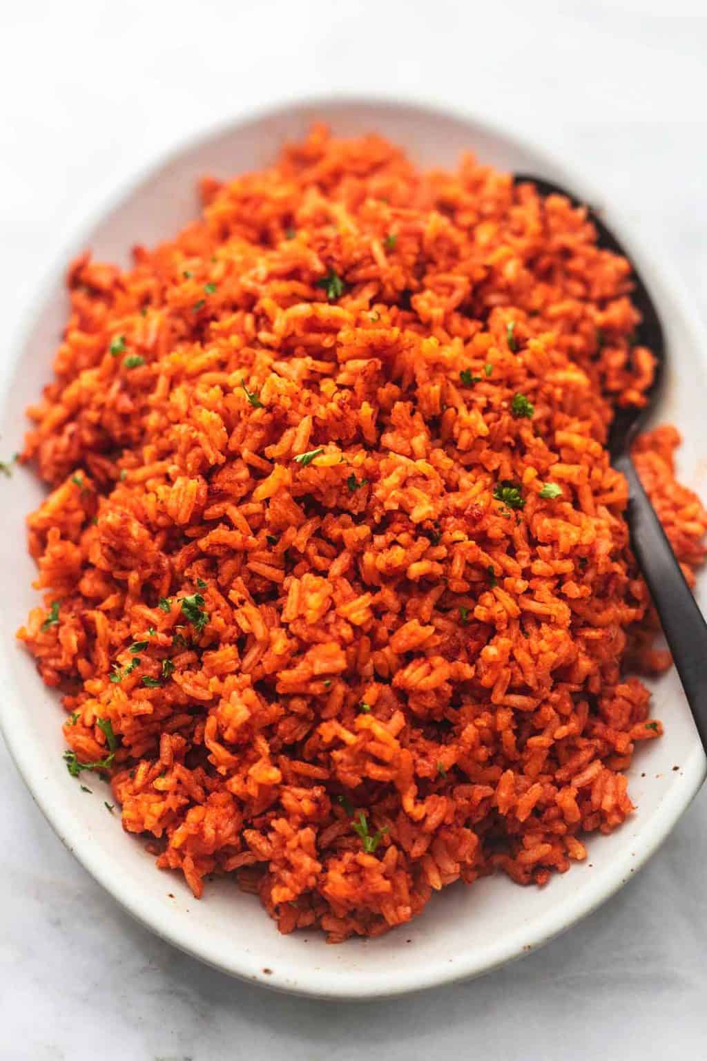 Super Easy Mexican Rice (Spanish Rice) - Creme De La Crumb