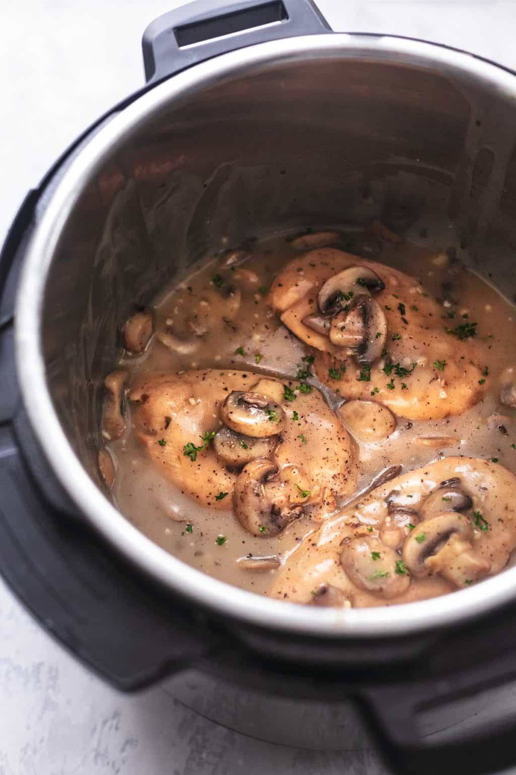 Instant Pot Chicken Marsala - Creme De La Crumb