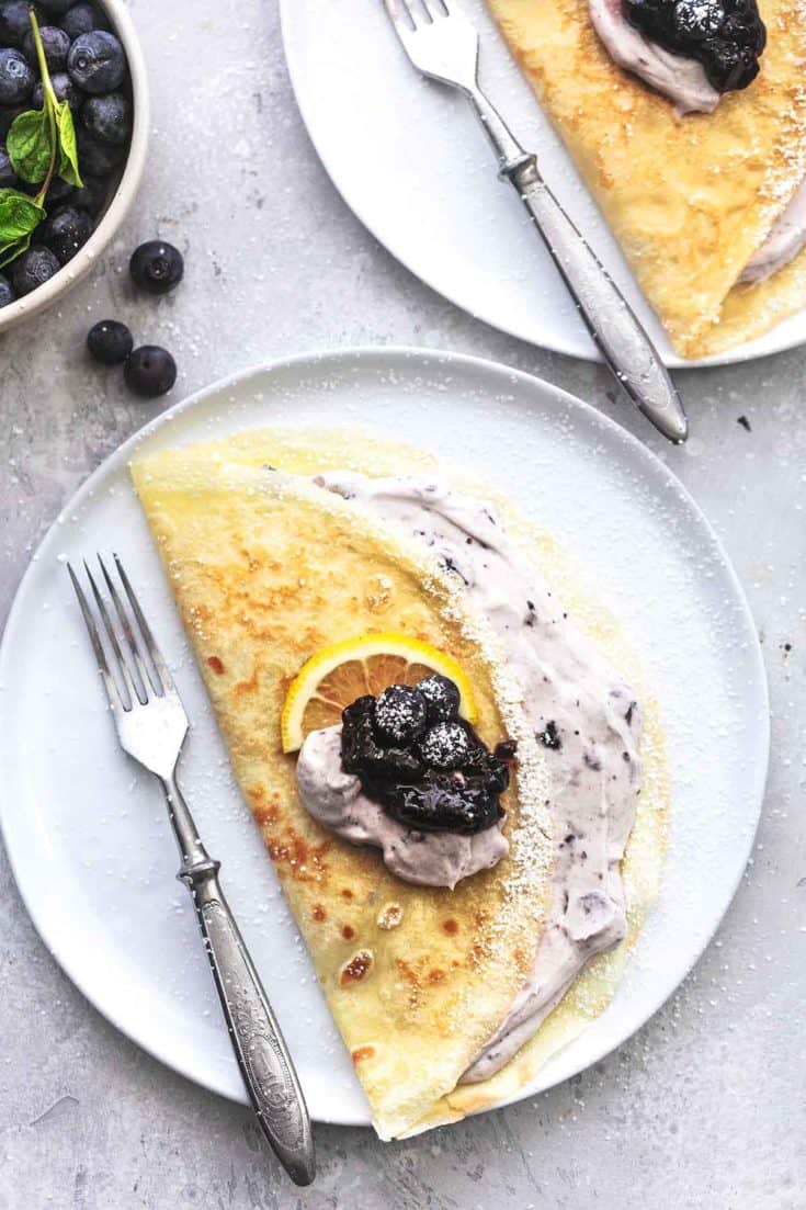 Blueberry Crepe Filling Creme De La Crumb