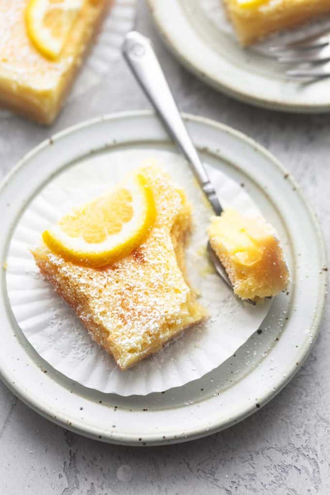 Cream Cheese Lemon Bars - Creme De La Crumb