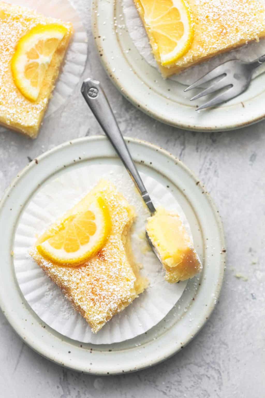 Cream Cheese Lemon Bars - Creme De La Crumb