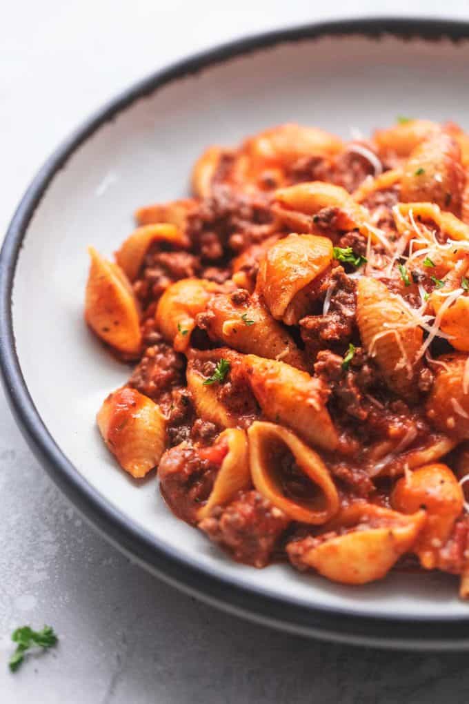 Instant Pot Ground Beef Pasta - Creme De La Crumb