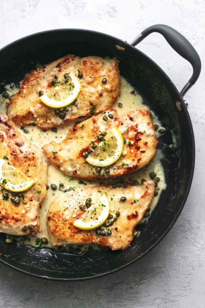 Creamy Lemon Chicken Piccata Creme De La Crumb 8636