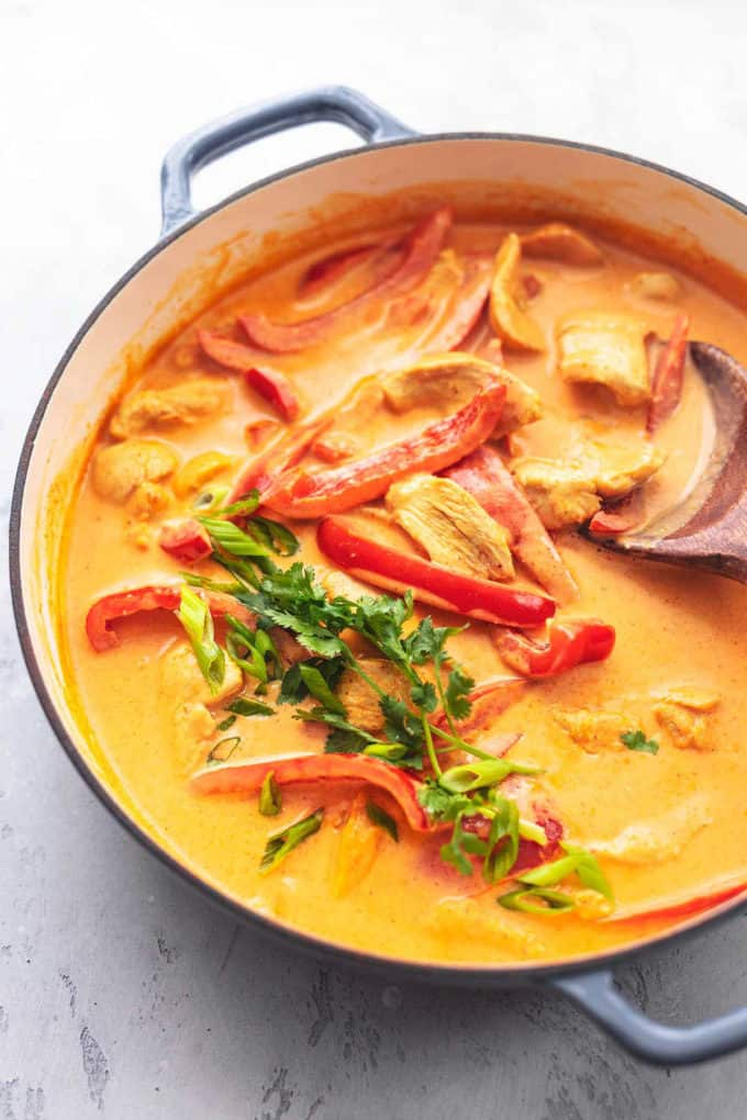 Thai Chicken Curry with Coconut Milk Creme De La Crumb