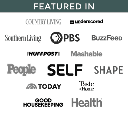 Featured In Sidebar Banner - Country Living, People, Self, Shape, Today, and more.