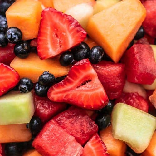 Summer Melon Fruit Salad - Creme De La Crumb