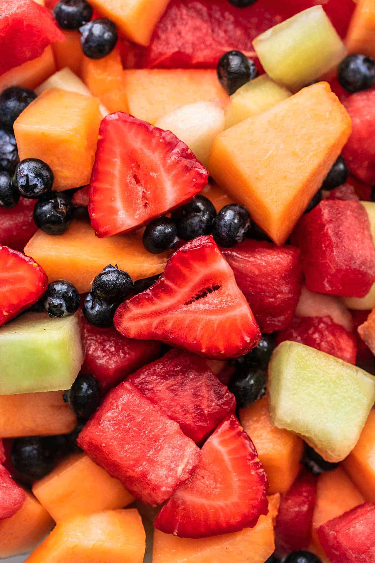 Summer Melon Fruit Salad | Creme De La Crumb