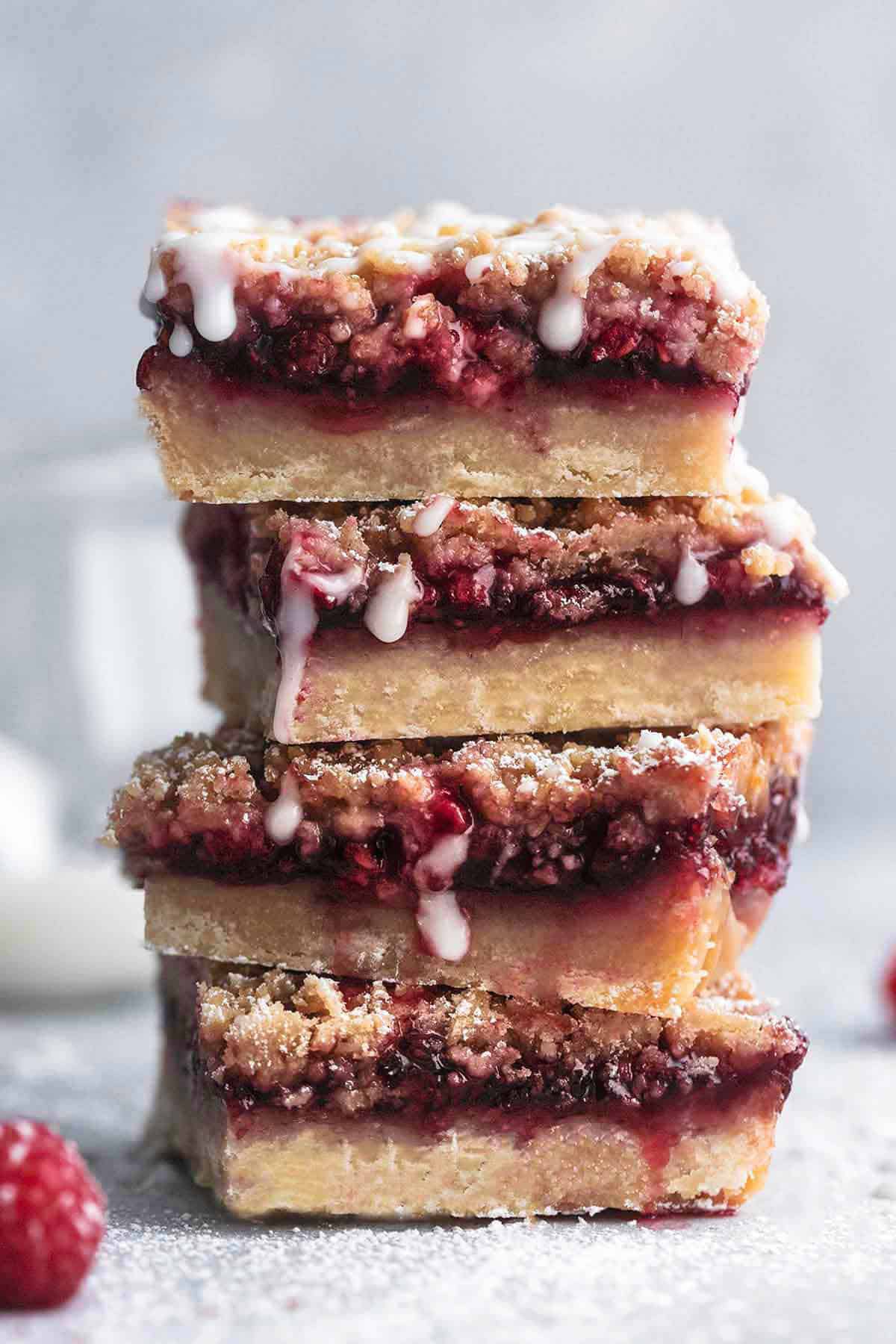 Raspberry Crumb Bars | Creme De La Crumb