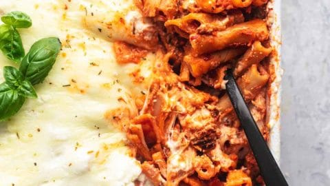 Four Cheese Baked Ziti Creme De La Crumb