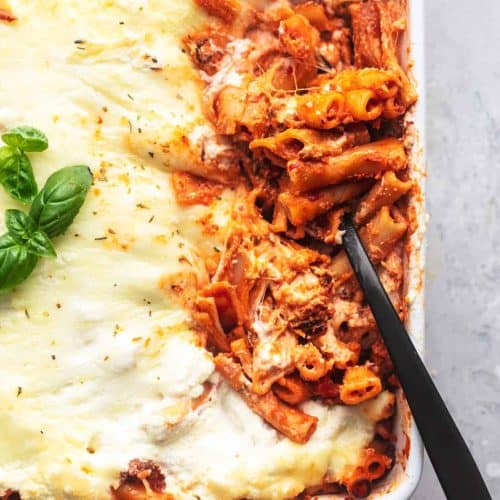 Four Cheese Baked Ziti - Creme De La Crumb