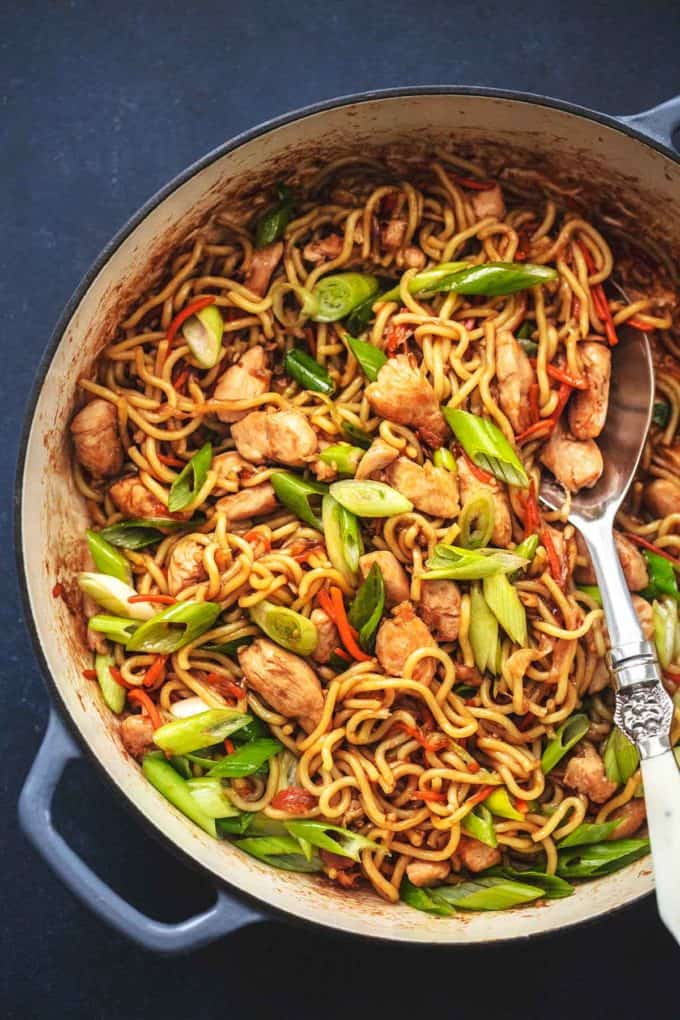 Chicken Chow Mein - Creme De La Crumb