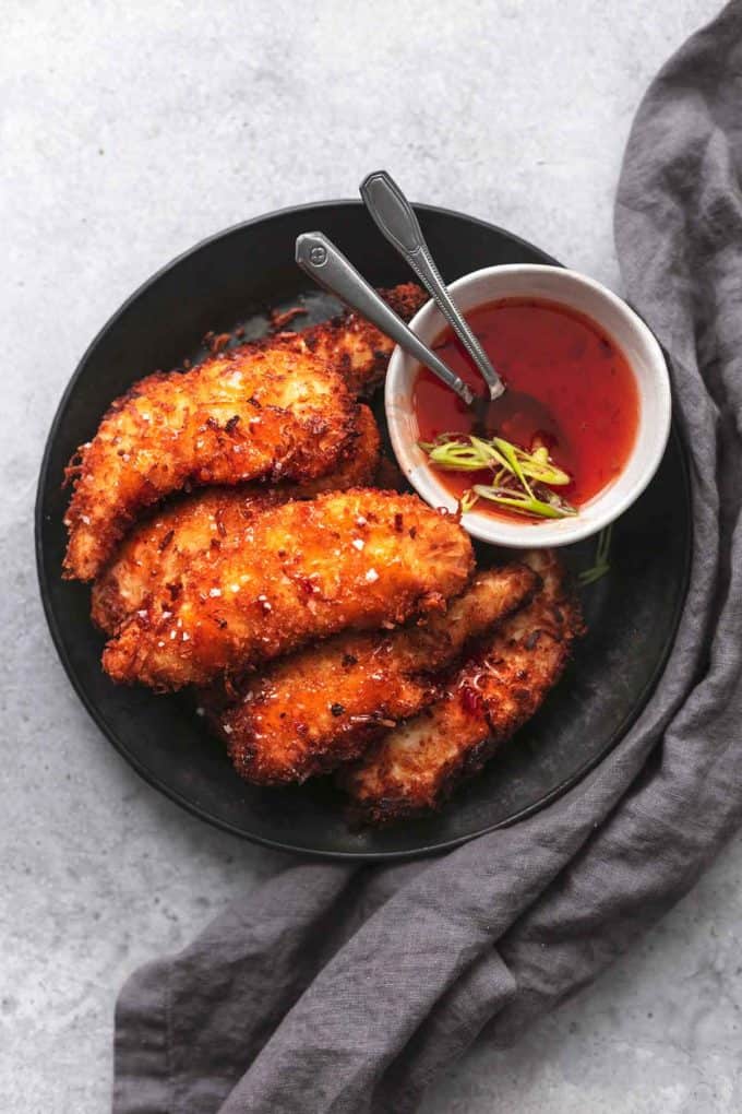 Crispy Coconut Chicken Tenders Creme De La Crumb