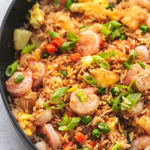 Easy Shrimp Fried Rice Recipe - Creme De La Crumb