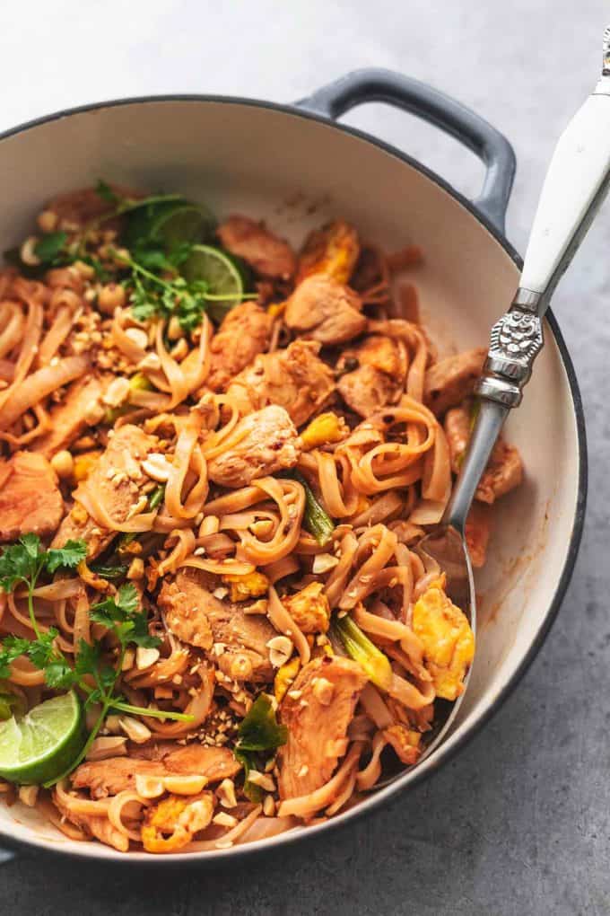 Chicken Pad Thai - Creme De La Crumb