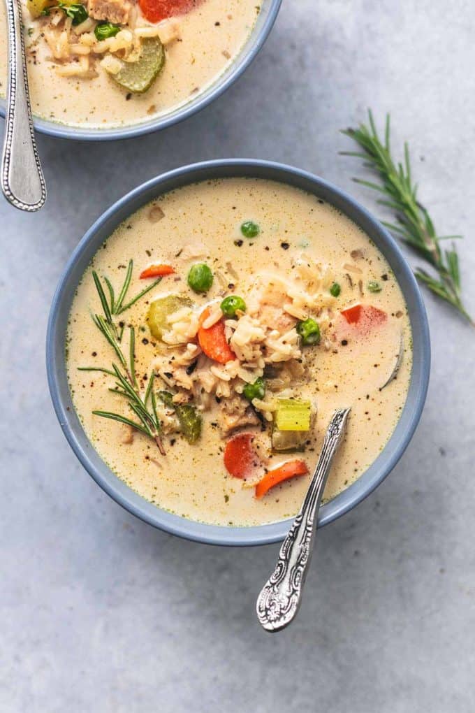 Chicken and Rice Soup - Creme De La Crumb