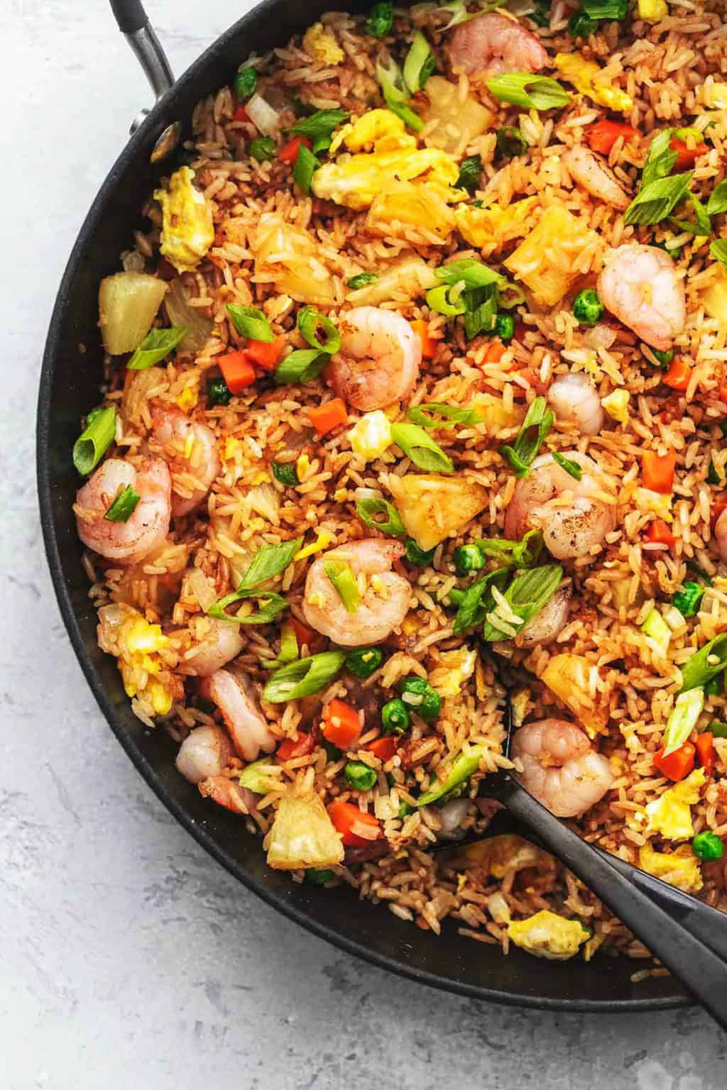 Easy Shrimp Fried Rice Recipe - Creme De La Crumb