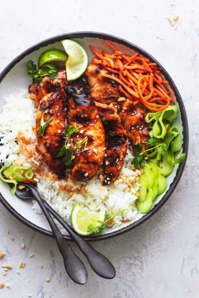 Sweet and Spicy Thai Chicken - Creme De La Crumb