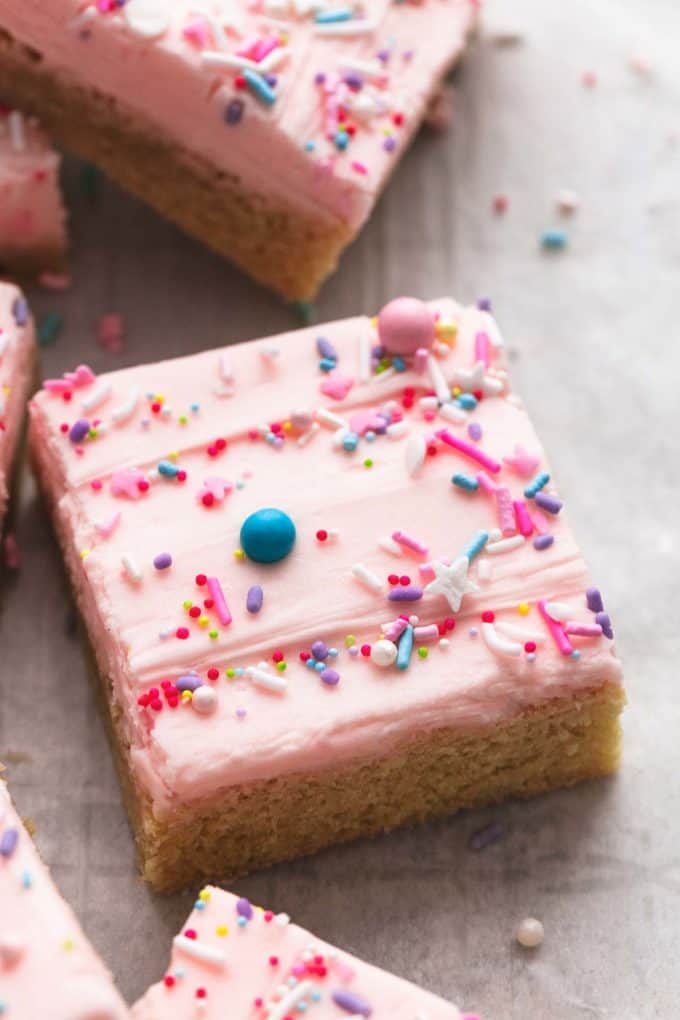 Sugar Cookie Bars - Creme De La Crumb