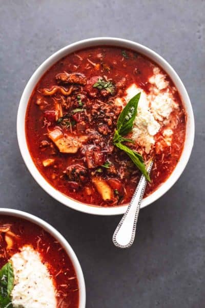 Lasagna Soup - Creme De La Crumb