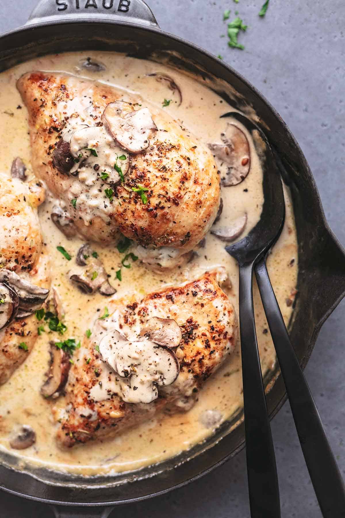 chicken with mushrooms