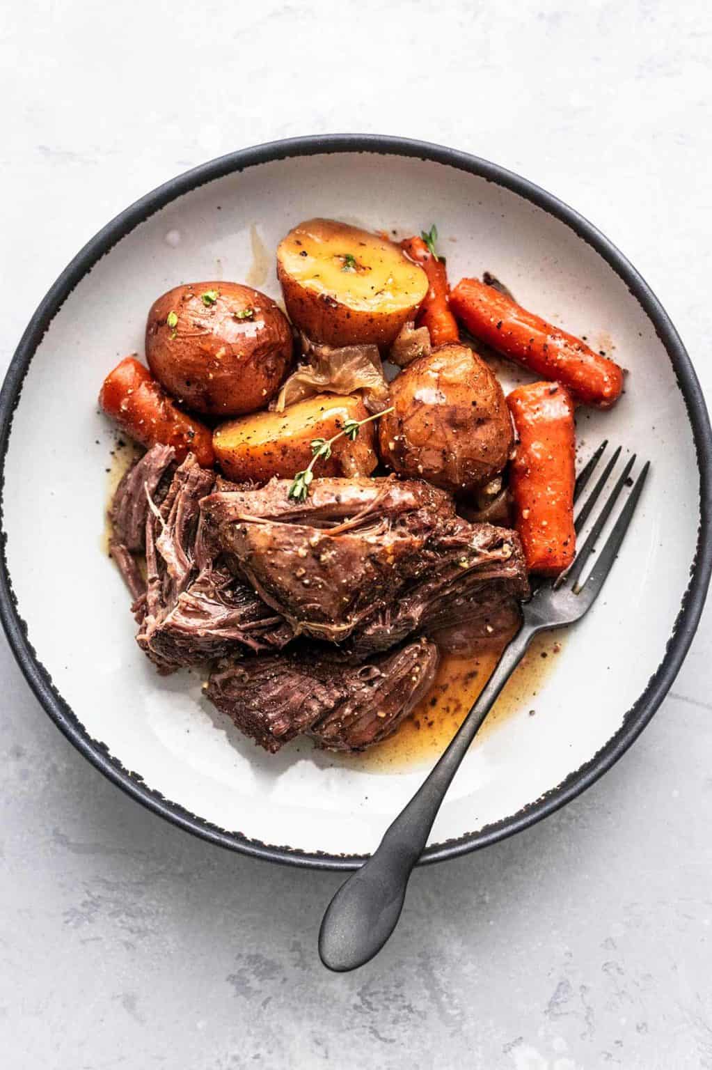 Beef Silver Tip Roast in Slow Cooker Meyers Andents