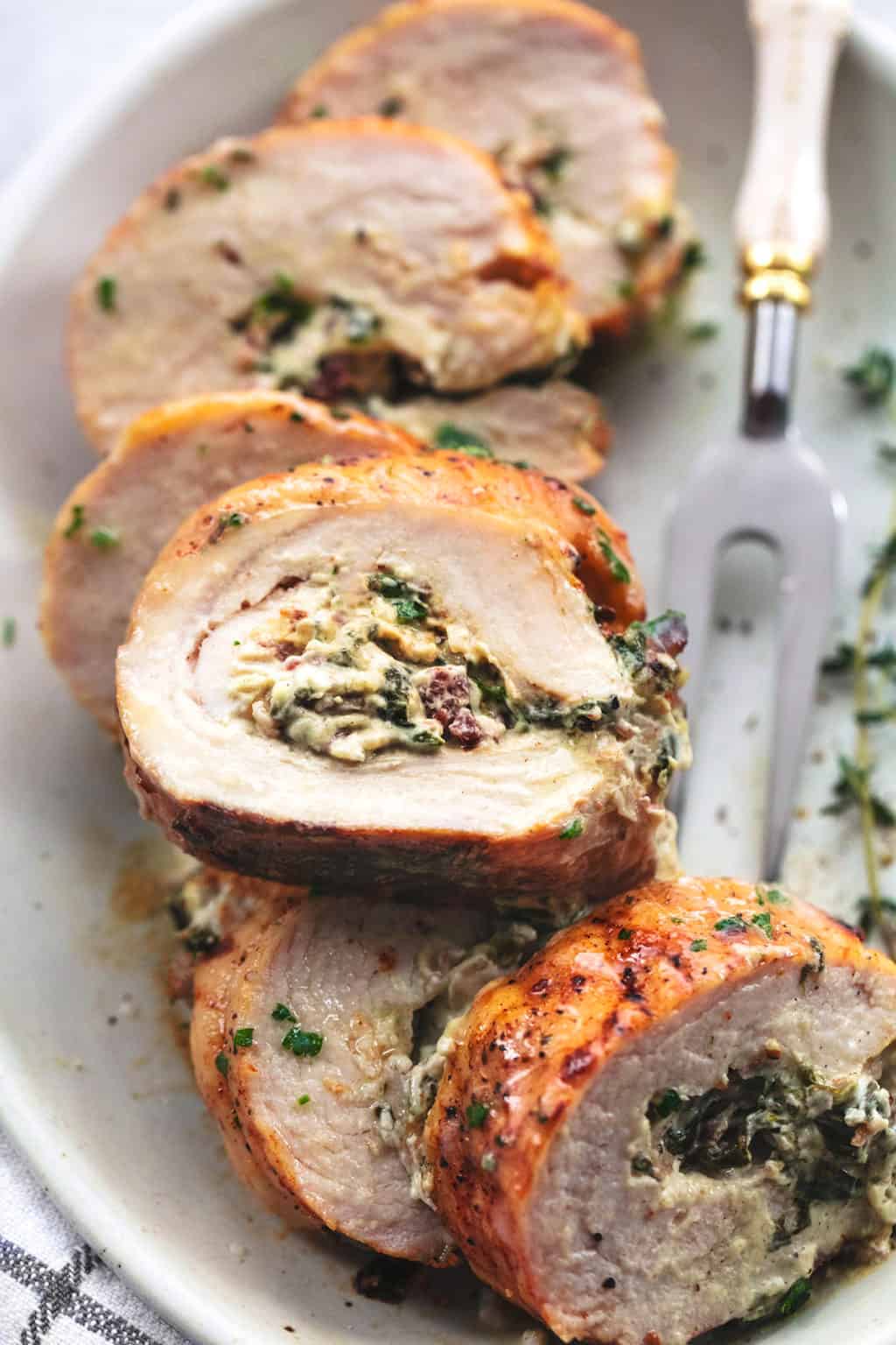 Stuffed Turkey Breast - Creme De La Crumb