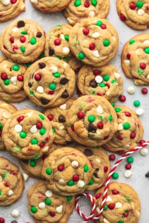 Double Chocolate Chip Cookies (Santa's Cookies) - Creme De La Crumb