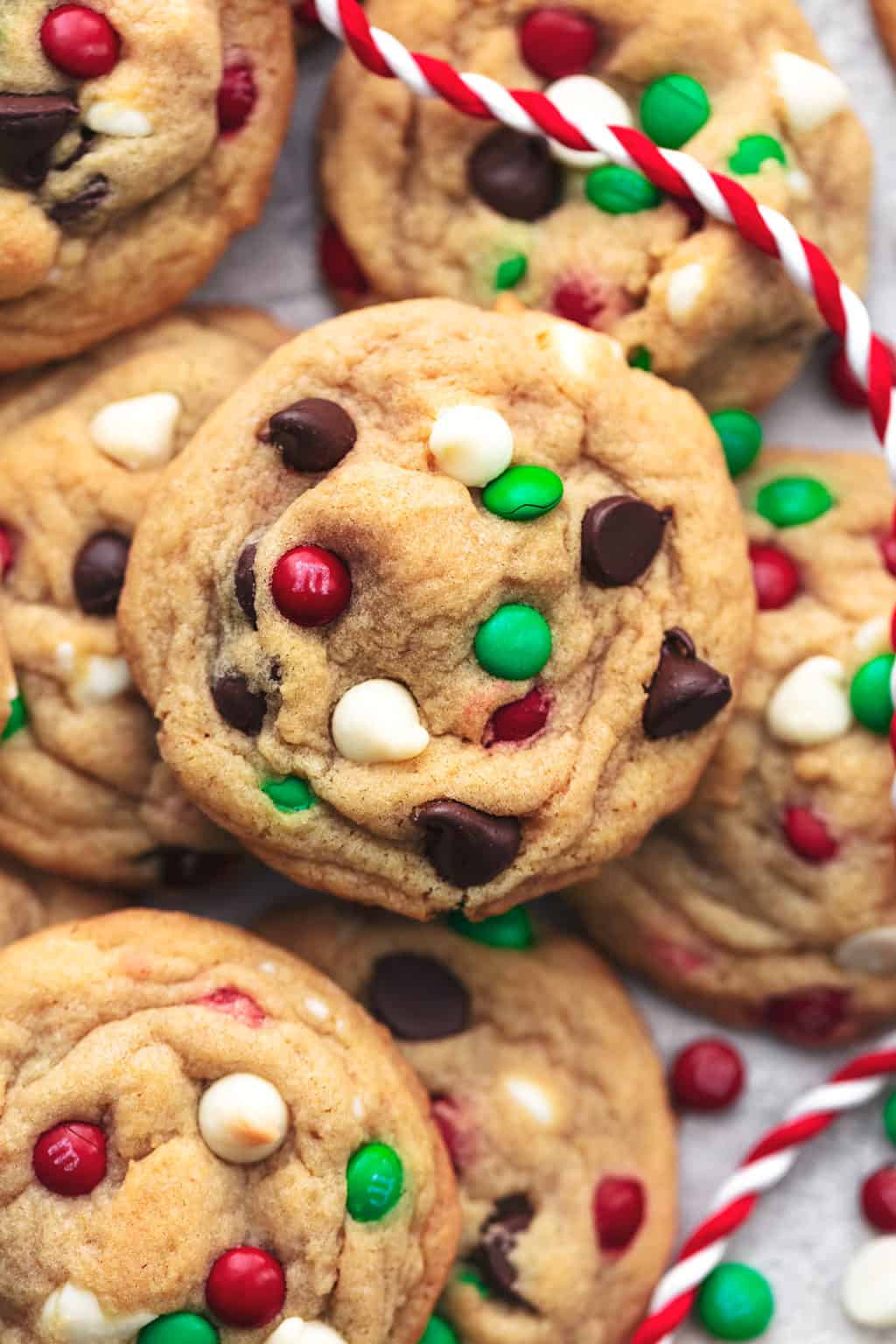 Double Chocolate Chip Cookies (Santa's Cookies) - Creme De La Crumb