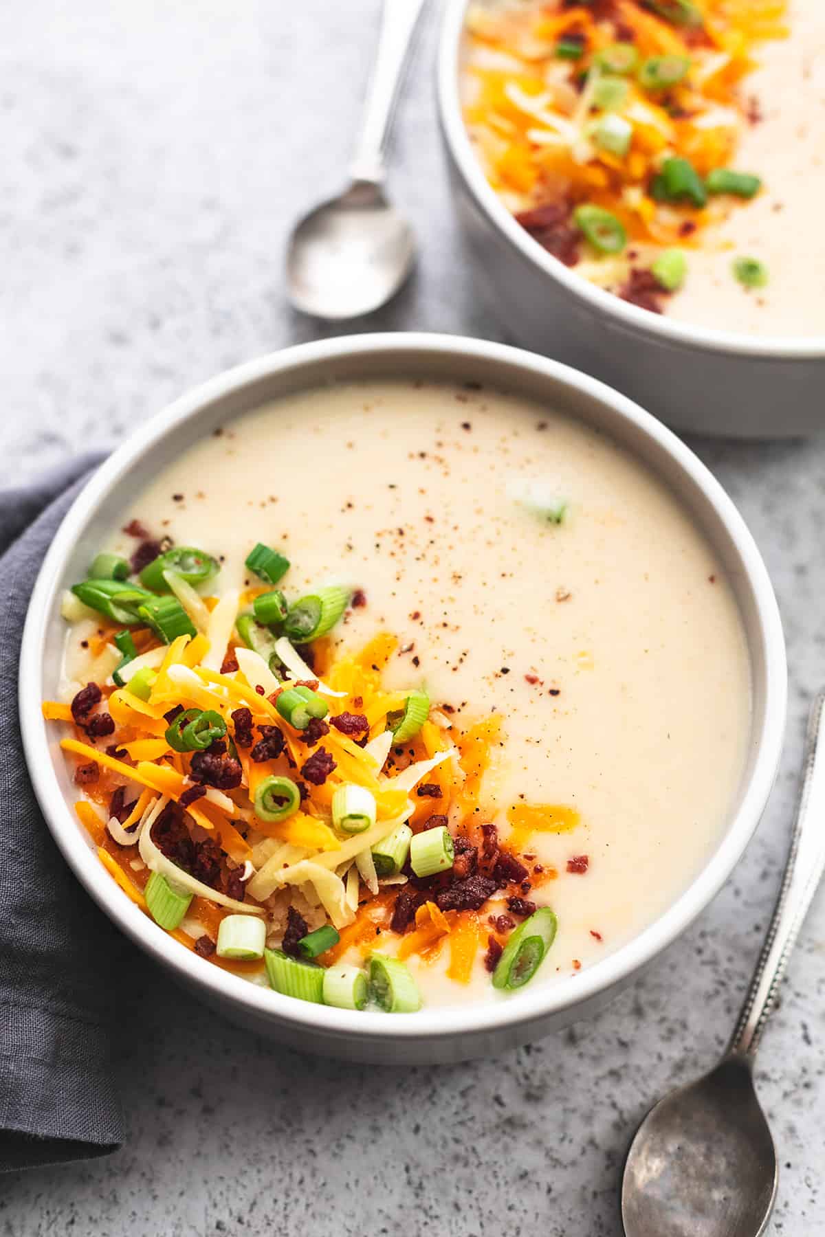 Easy Creamy Potato Soup Recipe - Creme De La Crumb