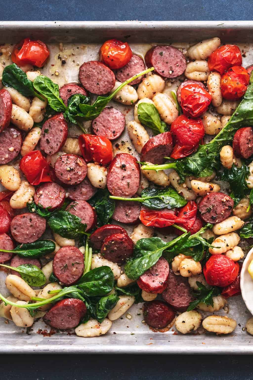 Sheet Pan Gnocchi And Sausage - Creme De La Crumb