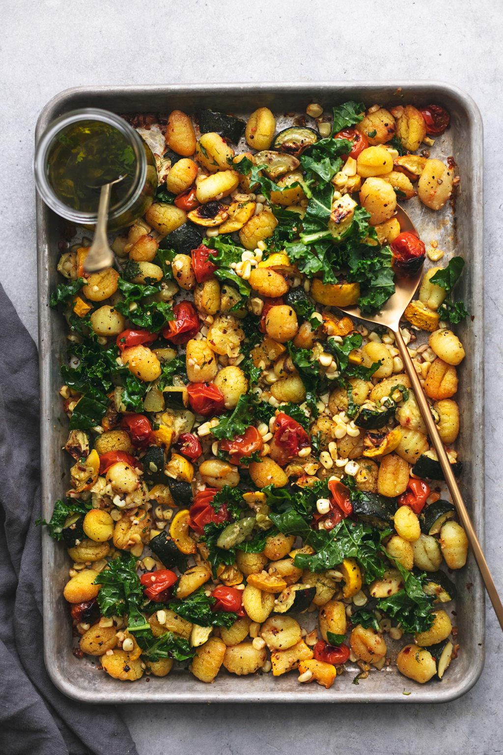 Sheet Pan Gnocchi And Veggies - Creme De La Crumb