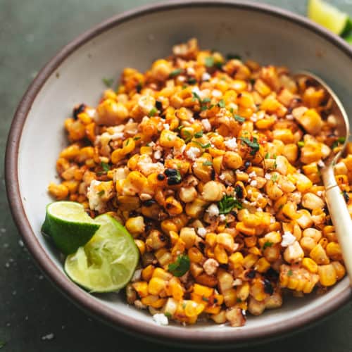 Mexican Street Corn Salad - Creme De La Crumb