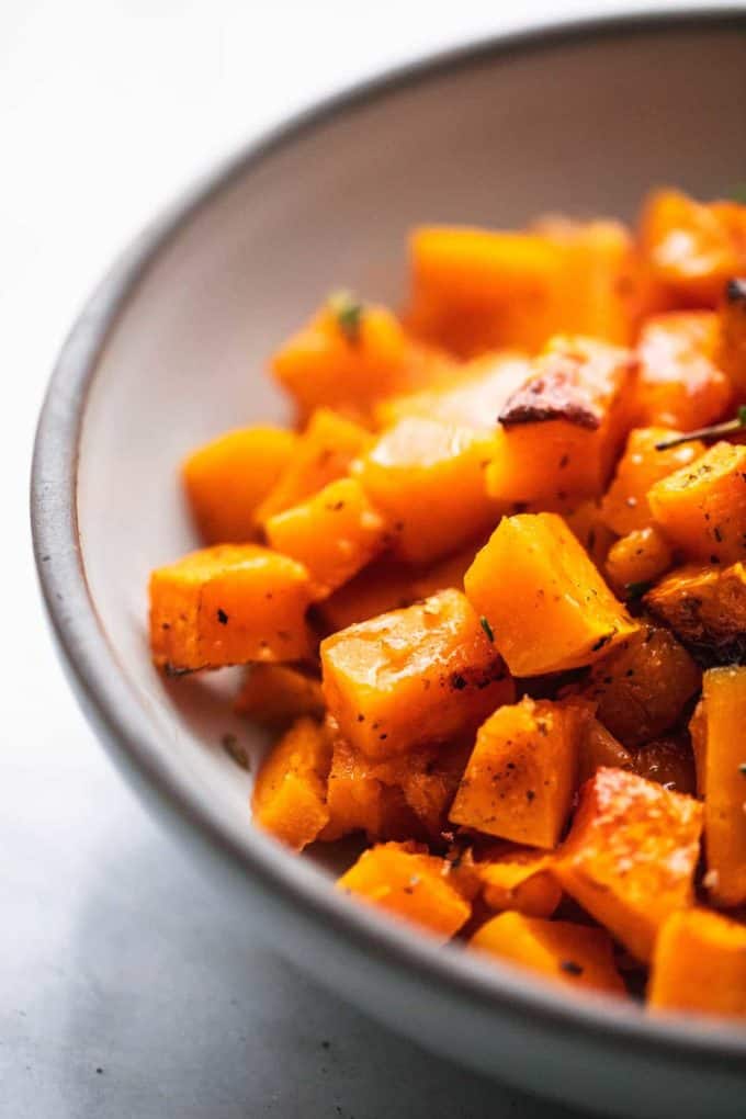 Easy Oven Roasted Butternut Squash Recipe | Creme De A Crumb