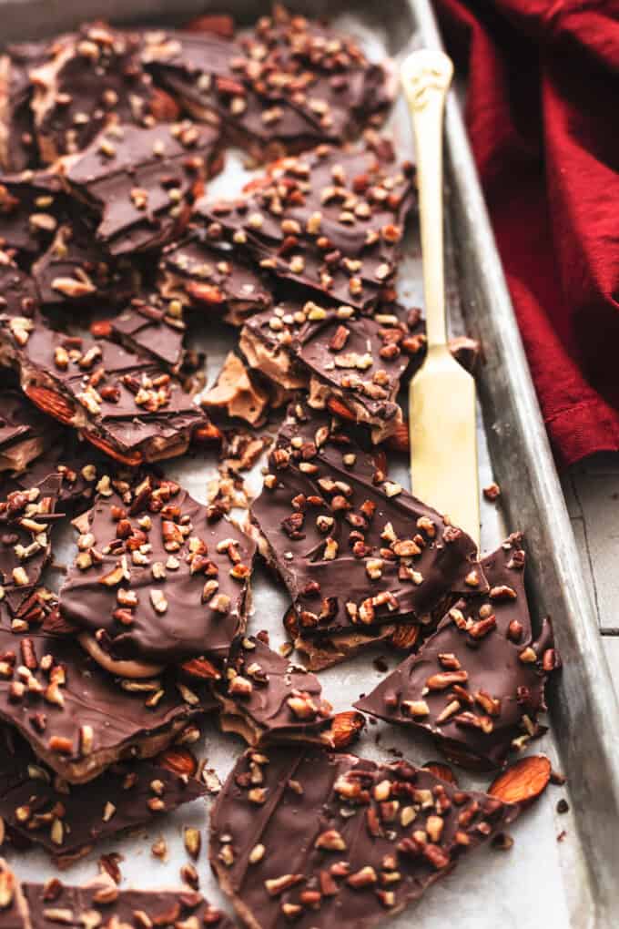 Easy English Toffee Recipe - Creme De La Crumb