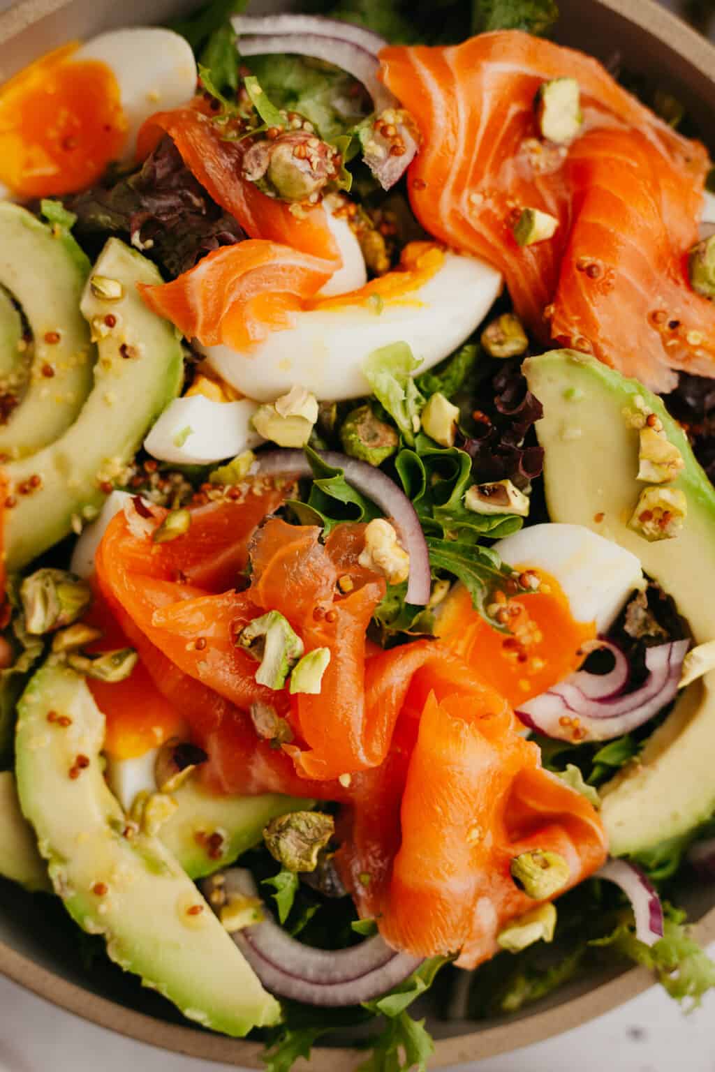 Smoked Salmon Salad Recipe - Creme De La Crumb