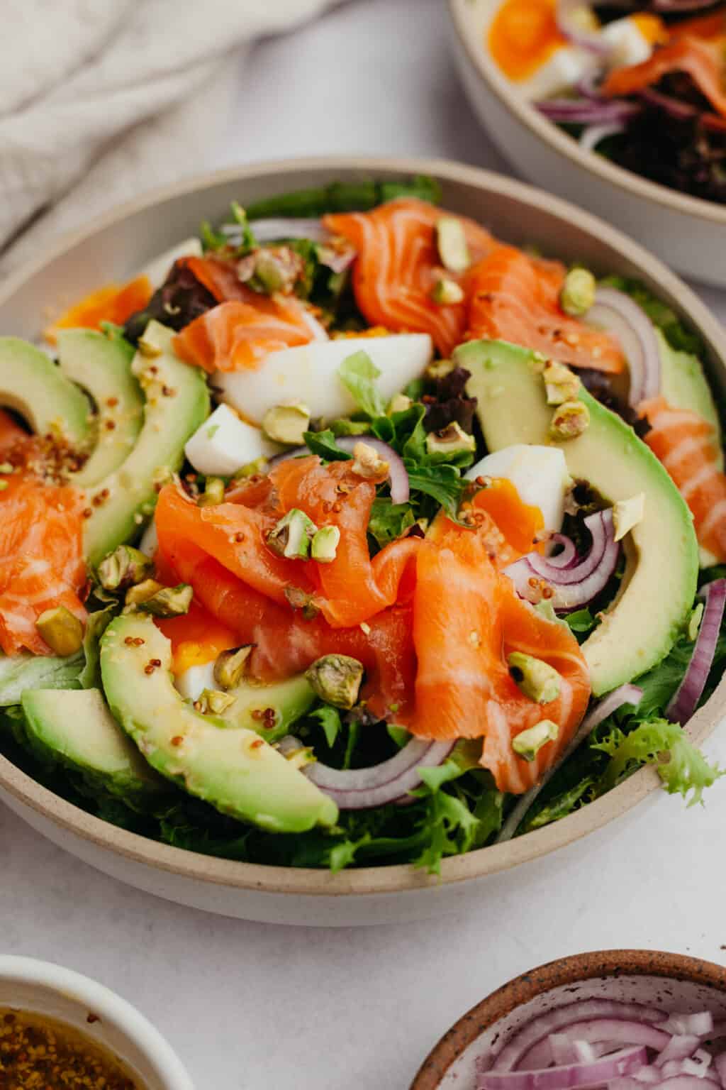 Smoked Salmon Salad Recipe - Creme De La Crumb