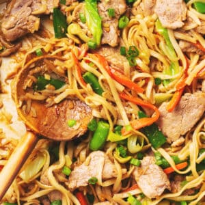 Pork Lo Mein - Creme De La Crumb