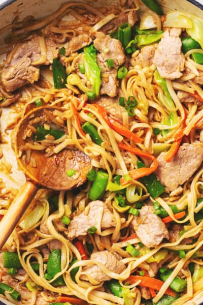 Pork Lo Mein - Creme De La Crumb