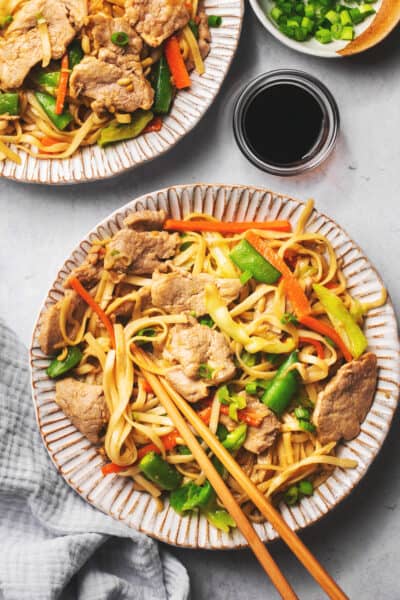 Pork Lo Mein - Creme De La Crumb