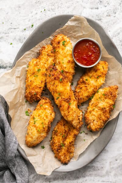 Air Fryer Chicken Strips - Creme De La Crumb